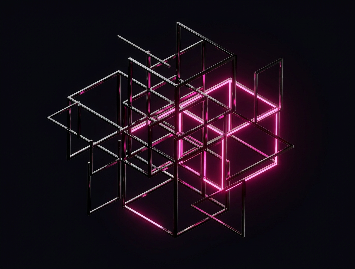 Black probe and magnifier highlighting hidden exposures in magenta